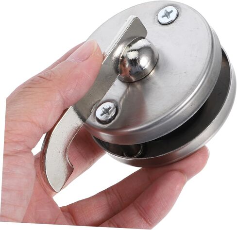 Homoyoyo الفولاذ المقاوم للصدأ مرحاض مؤشر الخصوصية قفل قفل الباب بدون مفتاح للحمام مقبض الباب التجاري للحمامات العامة مقبض باب الخصوصية in Kuwait