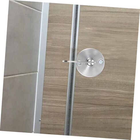 Homoyoyo الفولاذ المقاوم للصدأ مرحاض مؤشر الخصوصية قفل قفل الباب بدون مفتاح للحمام مقبض الباب التجاري للحمامات العامة مقبض باب الخصوصية in Kuwait