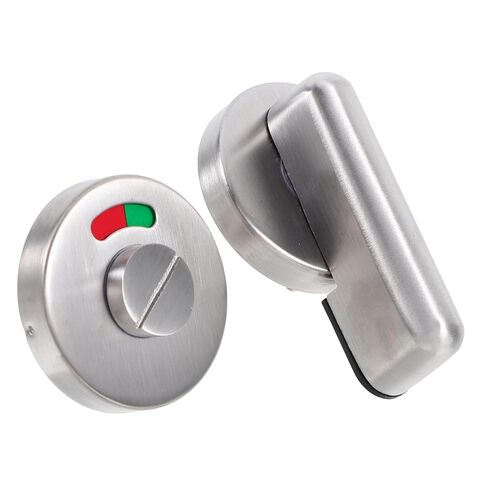 قفل بمقبض للخصوصية من Homoyoyo للحمام المشغول/الشاغر، قفل بمؤشر من الفولاذ المقاوم للصدأ، ملحقات الأجهزة للباب in Kuwait