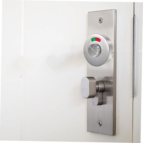قفل بمقبض للخصوصية من Homoyoyo للحمام المشغول/الشاغر، قفل بمؤشر من الفولاذ المقاوم للصدأ، ملحقات الأجهزة للباب in Kuwait