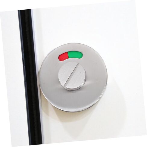 قفل بمقبض للخصوصية من Homoyoyo للحمام المشغول/الشاغر، قفل بمؤشر من الفولاذ المقاوم للصدأ، ملحقات الأجهزة للباب in Kuwait