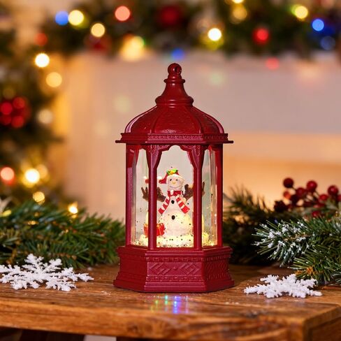 كرة ثلج عيد الميلاد، كرات ثلج مضاءة لامعة، فانوس ديكور سطح الطاولة - شجرة عيد الميلاد in Saudi Arabia