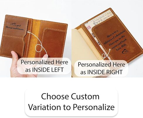 HIFA Leather Passport Holder, Handmade Passport Cover with Card and Ticket Slot - Genuine Leather, Elegant Design, Easy Access - Passport Case, Passport Wallet, Passport Holder in Saudi Arabia