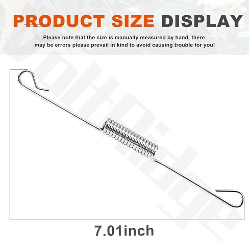 قطعتان من زنبرك القابض 4118356 متوافق مع جميع موديلات Ry-an Aerator 544917، 554914B، 554910C، 544912A، 554910، إلخ in Kuwait