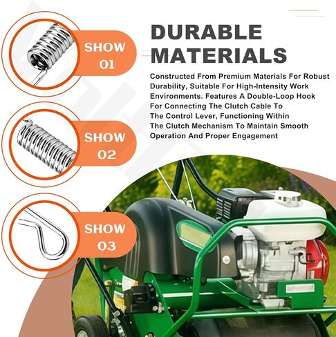 قطعتان من زنبرك القابض 4118356 متوافق مع جميع موديلات Ry-an Aerator 544917، 554914B، 554910C، 544912A، 554910، إلخ in Kuwait