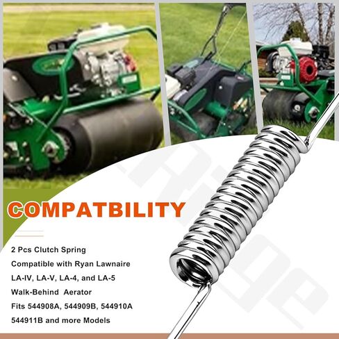 قطعتان من زنبرك القابض 4118356 متوافق مع جميع موديلات Ry-an Aerator 544917، 554914B، 554910C، 544912A، 554910، إلخ in Kuwait