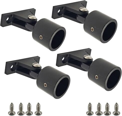 4 Sets Nylon 1 Inch Bimini Top Eye End Tube Slide Cap + Boat Deck Hinge Mount Marine Hardware W/Screws in Saudi Arabia