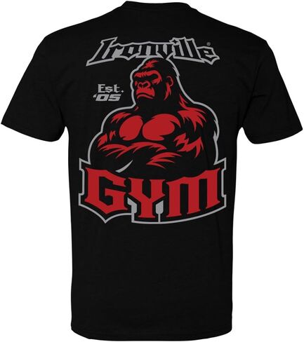 Ironville Gym Gorilla Bodybuilding Soft Blend T Shirt in Saudi Arabia
