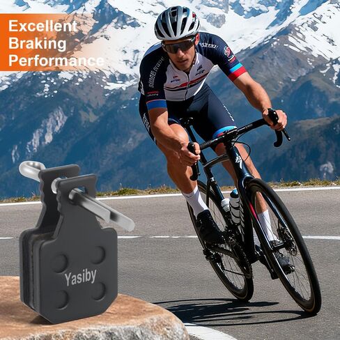 Bike Brake Pads, 4 Pairs Disc Brake Pads High-Performance with Installation Tools, Premium Semi-Metallic & Organic Resin MTB Bicycle Brake Pads For MAGURA MT5/MT5E/MT7/MT7 PRO/MT Trail Front/MT Thirty in Kuwait