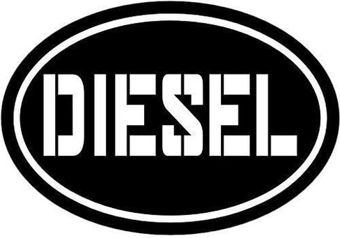 Diesel Decal - Black Vinyl Sticker Bumper in Saudi Arabia