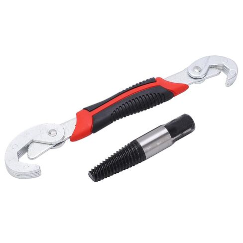 Screw Extractor Broken Pipe Bolts Remover High Carbon Steel FineTooth Thread with Wrench for Removing Broken Screws Sliding Screws Broken Wires in Water Pipes (3/4" (six Points)) in Saudi Arabia
