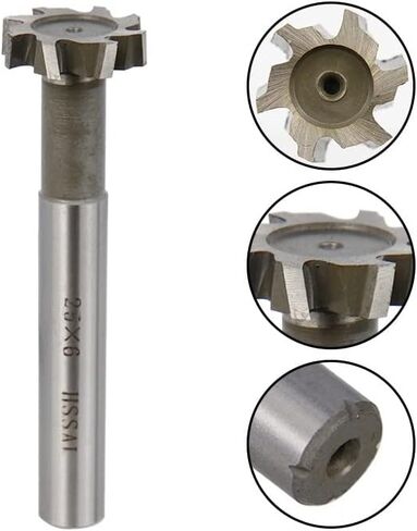 1pcs T Slot Cutter End Mill 10 12 16 20 30 32mm Slot Router Bit HSS End Mill for Cutting Aluminum Alloy Wood Tungsten Steel 4 Flutes Milling Cutter in Saudi Arabia