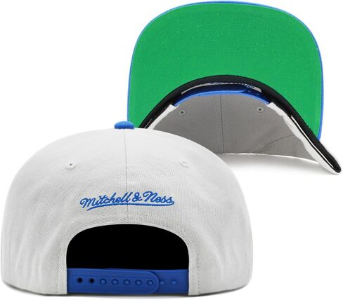 قبعة Mitchell & Ness Seattle Mariners Cooperstown MLB Away Snapback Hat - رمادي/ملكي in Kuwait
