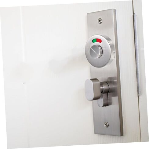 Ciieeo Privacy Indicator Door Handle No Drill Lock for Bathrooms Green Restroom Door Lock Hardware in Saudi Arabia