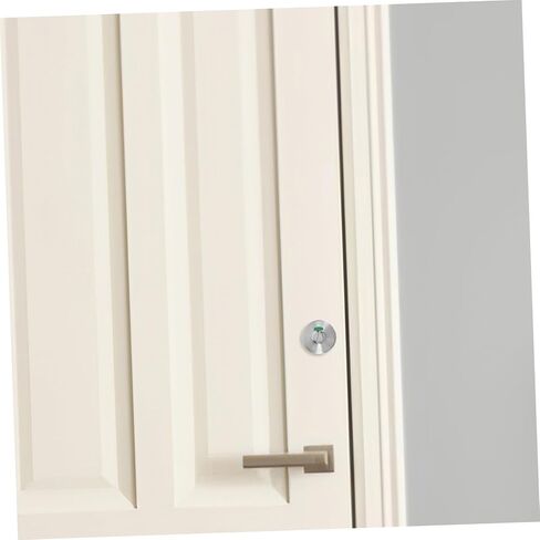 SOLUSTRE Bathroom Door Lock Toilet Indicator Privacy Lock Commercial Use Rv Shower Door Latch Brushed Silver Finish in Saudi Arabia