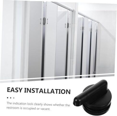 4 قطع قفل باب بمؤشر الخصوصية، قفل مرحاض عام متين مع علامة إشغال مرئية، سهل التركيب للحمامات والحمامات in Kuwait