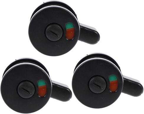 Artibetter 3pcs Bathroom Door Lock Indicator Door Blocker Commercial Knob Privacy Lock Hotel in Saudi Arabia