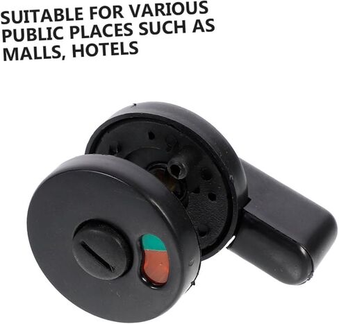 Artibetter 3pcs Bathroom Door Lock Indicator Door Blocker Commercial Knob Privacy Lock Hotel in Saudi Arabia