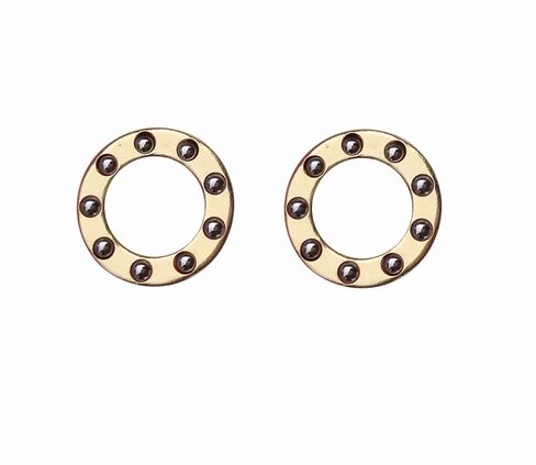 غسالة تحمل سكاكين الجيب DIY، حشية نحاسية من الفولاذ المقاوم للصدأ 1.588 مم حلقات خرز كروية، سكين قابل للطي دبوس محوري ميسون شيم - حزمة من قطعتين in Kuwait