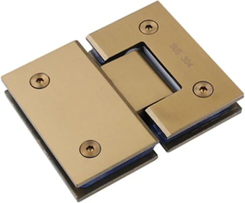 180 درجة 304 الفولاذ المقاوم للصدأ بصمة مشبك مجاني اتجاهين الباب المفصلي (XYGL-24) 1 قطعة in Kuwait