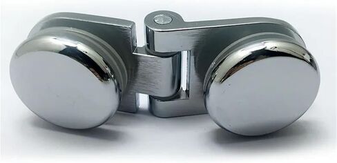 Clamp Connector Folder Glass Door hingel (DG7421) 1Pcs(Brass Hinge) in Saudi Arabia