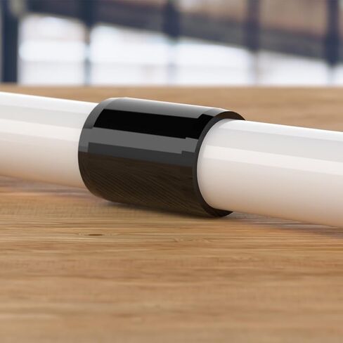 FORMUFIT 1 "وصلة توصيل خارجية من مادة PVC باللون الأسود، مصنوعة في الولايات المتحدة الأمريكية، مقاومة للأشعة فوق البنفسجية، مقاومة للصدمات، قطر المقبس الفعلي 1.315 بوصة (عبوة من 10 قطع) - F001ECO-BK-10 in Kuwait