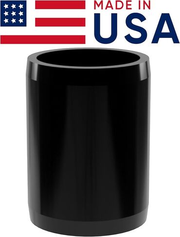 FORMUFIT 1 "وصلة توصيل خارجية من مادة PVC باللون الأسود، مصنوعة في الولايات المتحدة الأمريكية، مقاومة للأشعة فوق البنفسجية، مقاومة للصدمات، قطر المقبس الفعلي 1.315 بوصة (عبوة من 10 قطع) - F001ECO-BK-10 in Kuwait