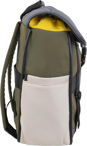 Joan & David Collection Puffer Backpack 18" – Quilted Puffer Wave Laptop Backpack - Fits up to 15" Laptop - Lightweight Workbook - Travel Daypack - TSA-Approved -Olive in Saudi Arabia