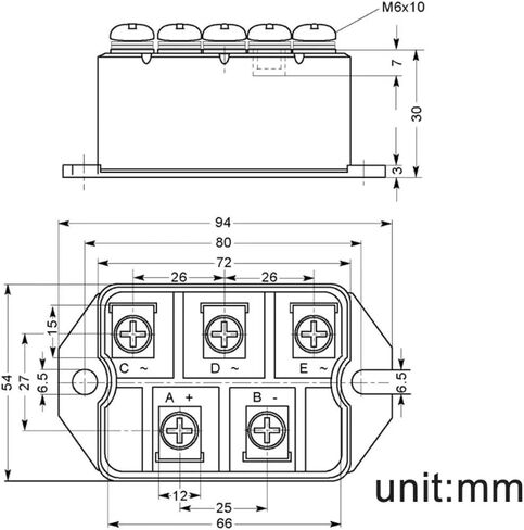 Thyristor Power Rectifier Module VUO200-16 for Instrument and Equipment DC Current in Saudi Arabia