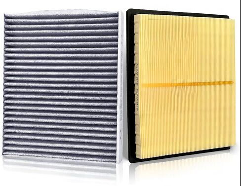 Engine & Cabin Air Filter Kit Compatible with 2014-2018 Mazda 3, 2014-2021 Mazda 6, 2013-2024 CX-5 | Replace PE07133A0A, KD45-61-J6X | Engine & Cabin Filter Combo in Saudi Arabia