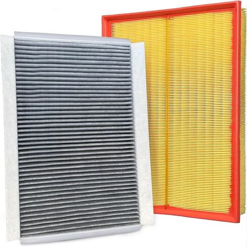 Engine & Cabin Air Filter Kit Compatible with 2014-2018 Mazda 3, 2014-2021 Mazda 6, 2013-2024 CX-5 | Replace PE07133A0A, KD45-61-J6X | Engine & Cabin Filter Combo in Saudi Arabia