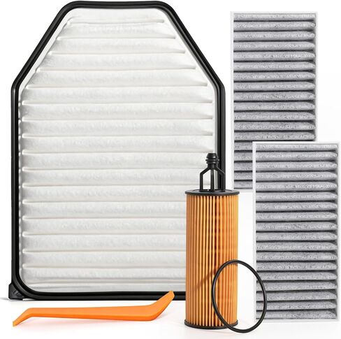 Engine & Cabin Air Filter Kit Compatible with 2014-2018 Mazda 3, 2014-2021 Mazda 6, 2013-2024 CX-5 | Replace PE07133A0A, KD45-61-J6X | Engine & Cabin Filter Combo in Saudi Arabia