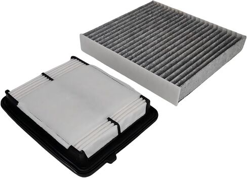 Engine & Cabin Air Filter Kit Compatible with 2014-2018 Mazda 3, 2014-2021 Mazda 6, 2013-2024 CX-5 | Replace PE07133A0A, KD45-61-J6X | Engine & Cabin Filter Combo in Saudi Arabia