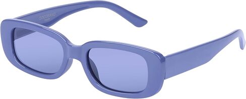 COCOSAND Kids Polarized Sunglasses Flexible Retro Rectangle Party Hipster Glasses for Teen Youth Boys Girls Age 8-12 in Saudi Arabia