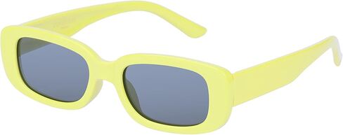 COCOSAND Kids Polarized Sunglasses Flexible Retro Rectangle Party Hipster Glasses for Teen Youth Boys Girls Age 8-12 in Saudi Arabia