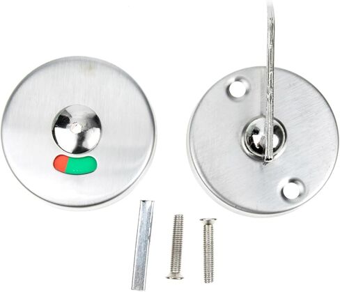 Public Toilet Door Lock Barn Door Handles Stainless Steel Privacy Lock Easy to Install in Saudi Arabia