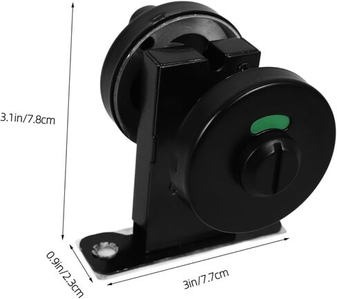 Angoily Stainless Steel Privacy Indicator Lock for Public Restrooms Keyless Bathroom Stall Lock with Easy Installation Durable Stainless Steel Door Handle for Commercial Use in Saudi Arabia