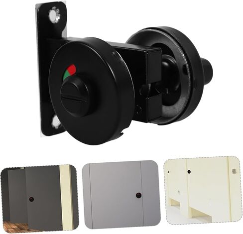 Angoily Stainless Steel Privacy Indicator Lock for Public Restrooms Keyless Bathroom Stall Lock with Easy Installation Durable Stainless Steel Door Handle for Commercial Use in Saudi Arabia