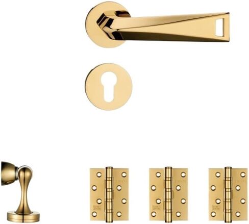 Zinc Alloy Door Locks Bedroom Interior Door Handle Lock Cylinder Security Mute Door Lock in Saudi Arabia