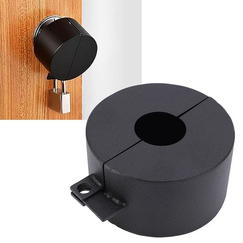 Safety Lock Cover, Stainless Steel Made, Elegant and Practical Door Handle Device, Easy Installation, Versatile Usage, with Spherical Shape, for Home and Commercial Places in Saudi Arabia
