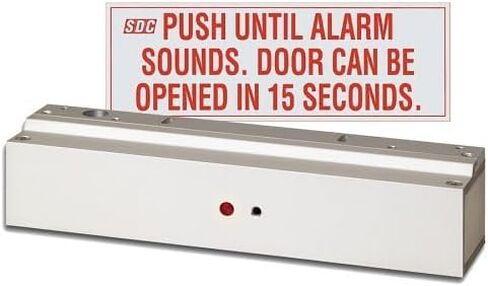 1581SNDV 1581S سلسلة قفل خروج متأخر مدمج صغير، NFPA 101، تأخير خروج ثابت لمدة 15 ثانية، ألومنيوم باهت in Saudi Arabia