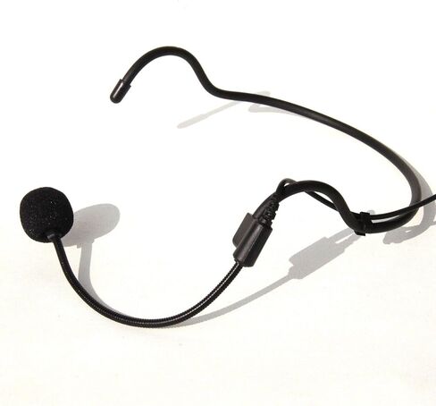 ميكروفون سماعة رأس بديل لنظام الميكروفون اللاسلكي Shure QLX-D، ULX، ULX-D، SLX، BLX4R QLXD4، SLX4، BLX4R، BLX24R، مكثف، أحادي الاتجاه، ta4f 4 دبابيس، أسود in Saudi Arabia