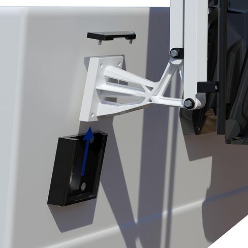 Lewmar Quick Release Mounting Bracket for Shallow Water Anchors, Easy Installation, Allows for Effortless Removal for Transport or Storage, Compatible Axis and Vector, Black – 2023043513 in Saudi Arabia