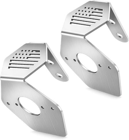 HOCHO قوس ضوء البطيخ، ترقية سميكة 304 الفولاذ المقاوم للصدأ المضادة للكسر البطيخ مرآة بدوره إشارة قوس، حامل قوس الزاوية بدوره إشارة ضوء تركيب لوحة-2 جهاز كمبيوتر شخصى in Kuwait