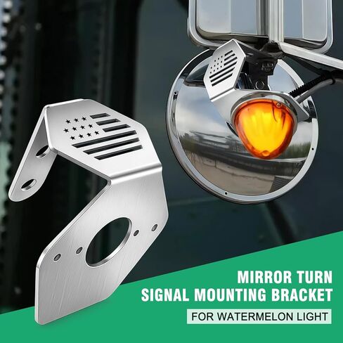 HOCHO قوس ضوء البطيخ، ترقية سميكة 304 الفولاذ المقاوم للصدأ المضادة للكسر البطيخ مرآة بدوره إشارة قوس، حامل قوس الزاوية بدوره إشارة ضوء تركيب لوحة-2 جهاز كمبيوتر شخصى in Kuwait