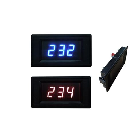 1pc YB5130A AC 30-500V LED Digital Voltmeter Voltage Meter Volt Instrument Tool 2 Wires Red Blue Display 110V 220V DIY Resolution 1V(Blue) in Saudi Arabia