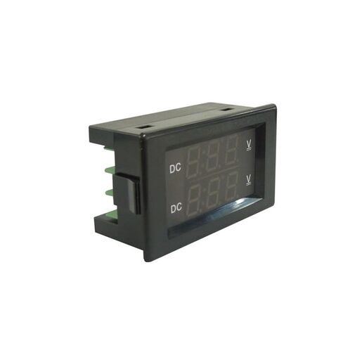 1pc YB4835VV Voltage Meter Double Voltmeter 0-30V 100V 300V 600V Volt Panel Gauge 0.39'' LED Digital 2-Way Dual Voltage Tester(White Cover,V1(0-300V) V2(0-30V)) in Saudi Arabia