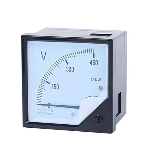 1pc 6C2-1000V 0-1000V 1.5 Accuracy Panel Analog Voltmeter Voltage Meter Gauge Direct Measurement 80 * 80mm(DC30V) in Saudi Arabia