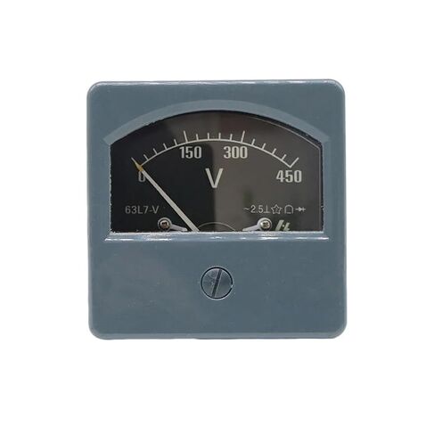 1 قطعة 63L7 مؤشر نوع أداة التيار المتناوب الفولتميتر 100 فولت 150 فولت 250 فولت 300 فولت 450 فولت 500 فولت أداة 80*80 مللي متر (300 فولت) in Kuwait