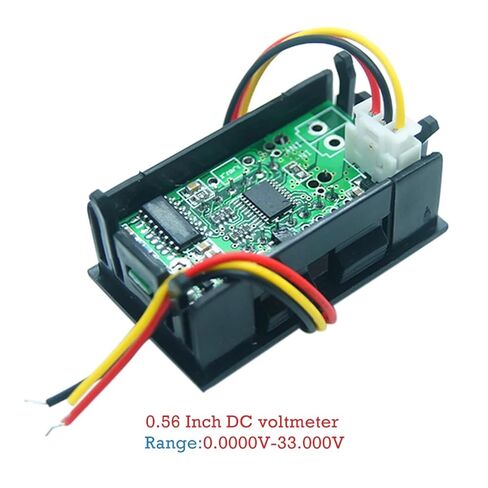 1 قطعة شاشة LED رقمية 0.36 بوصة 5 بت 0-33.000 فولت الفولتميتر الجهد متر in Kuwait